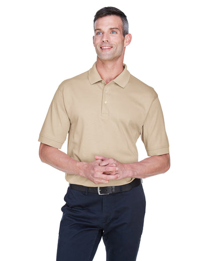 Devon & Jones Men's Solid Perfect Pima Interlock Polo D140S