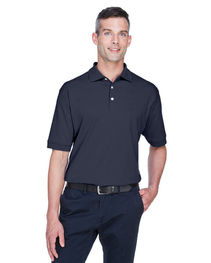 Devon & Jones Men's Solid Perfect Pima Interlock Polo D140S