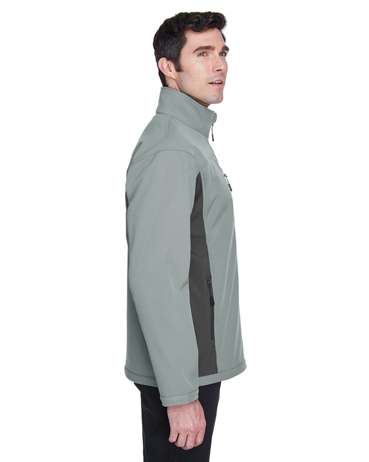 Devon & Jones Men's Soft Shell Colorblock Jacket D997