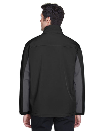 Devon & Jones Men's Soft Shell Colorblock Jacket D997