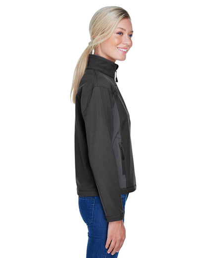 Devon & Jones Ladies' Soft Shell Colorblock Jacket D997W