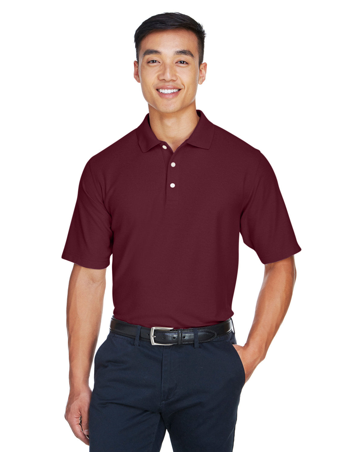 Devon & Jones Men's DRYTEC20™ Performance Polo DG150 BURGUNDY