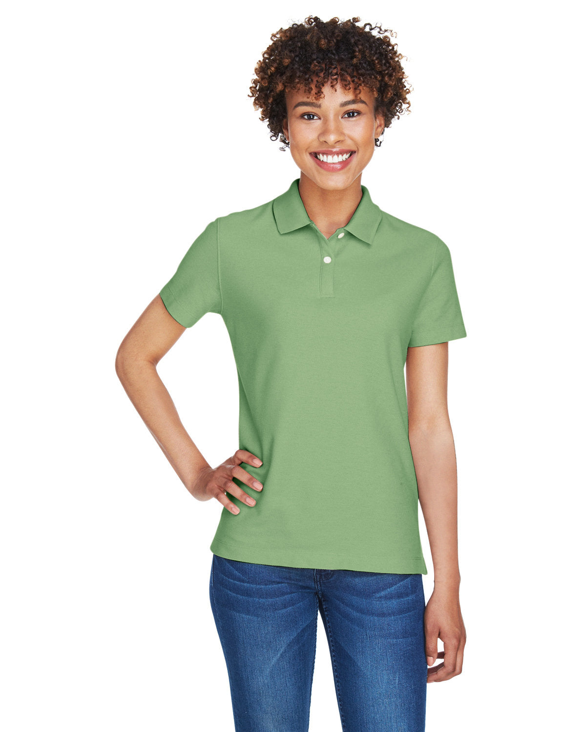 Devon & Jones Ladies' DRYTEC20™ Performance Polo DG150W LIME