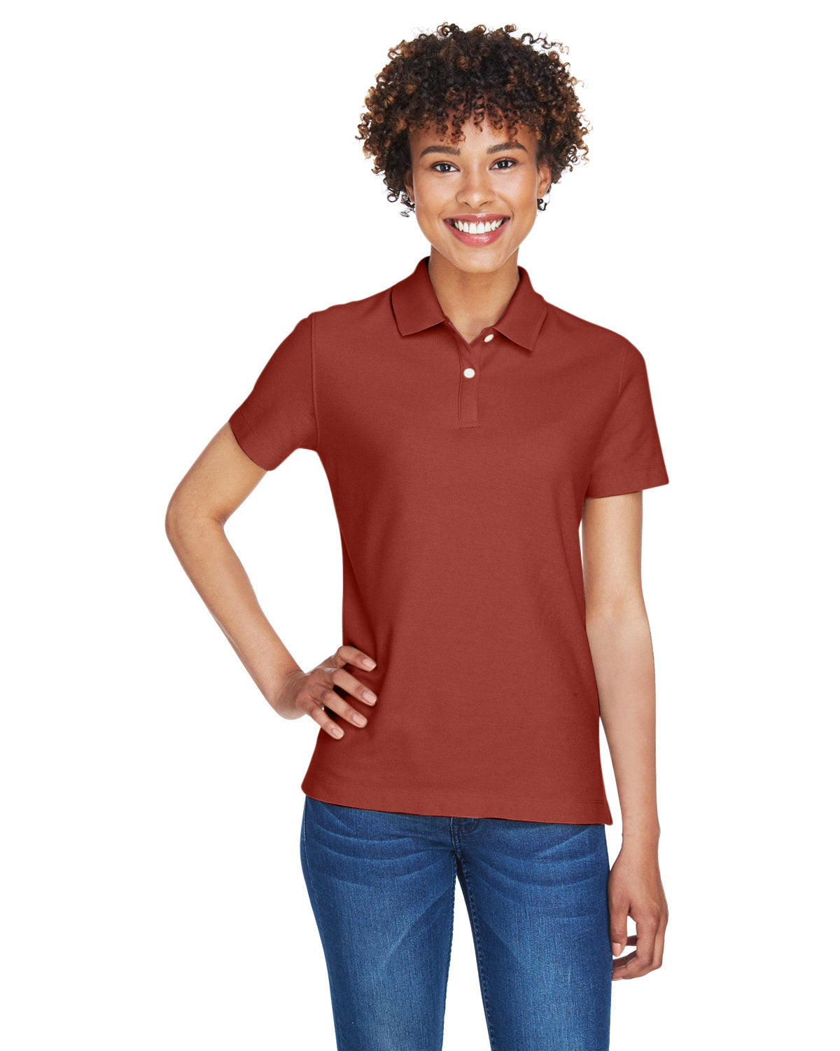 Devon & Jones Ladies' DRYTEC20™ Performance Polo DG150W RUST