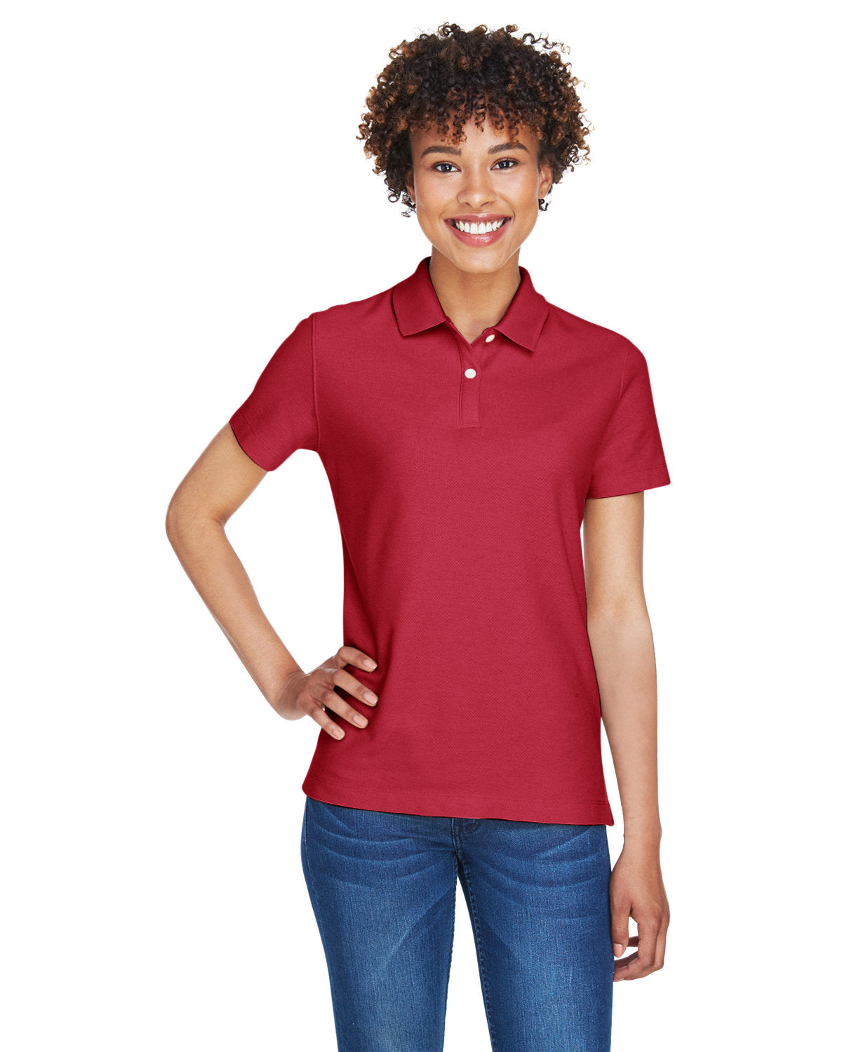 Devon & Jones Ladies' DRYTEC20™ Performance Polo DG150W RED