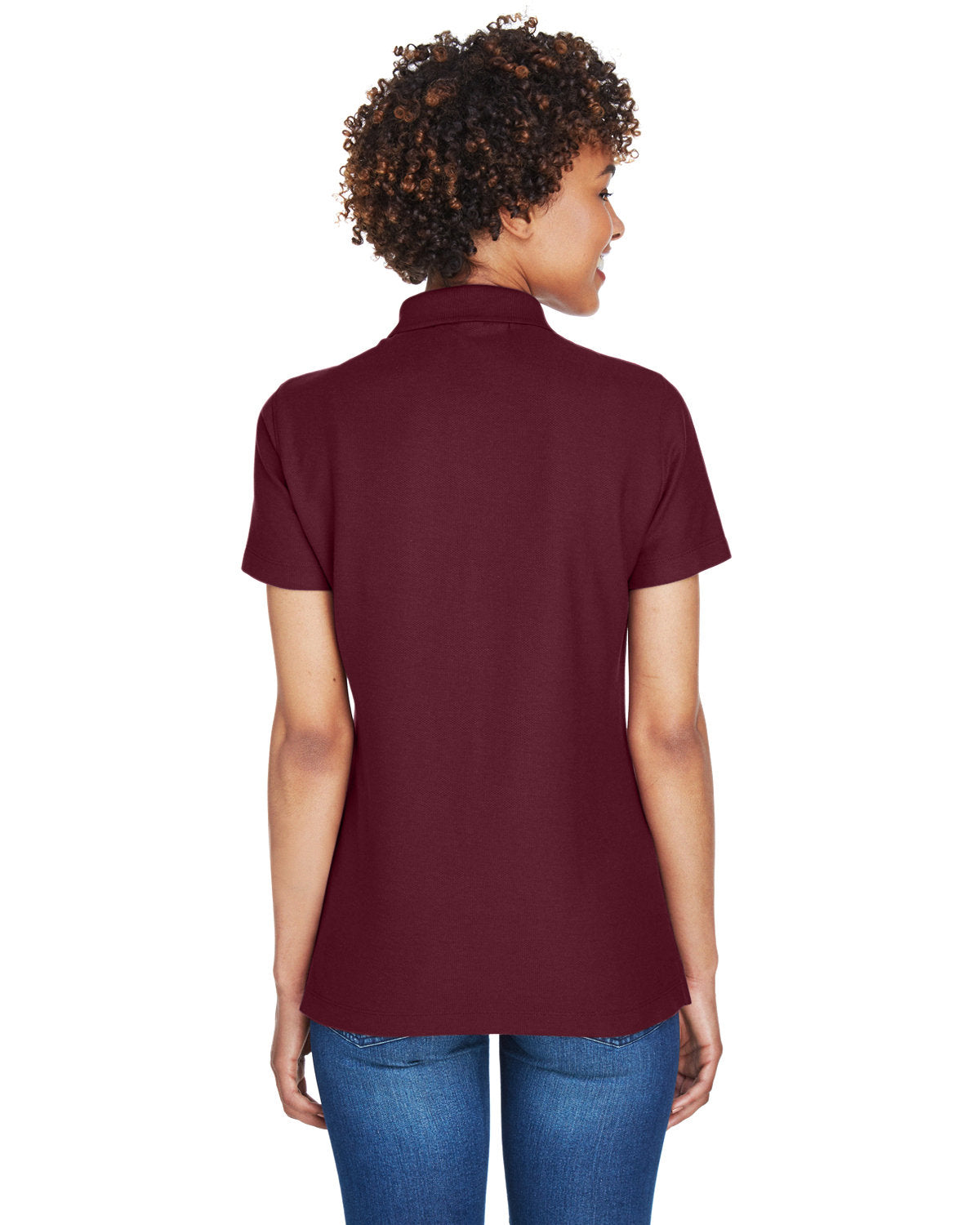 Devon & Jones Ladies' DRYTEC20™ Performance Polo DG150W BURGUNDY