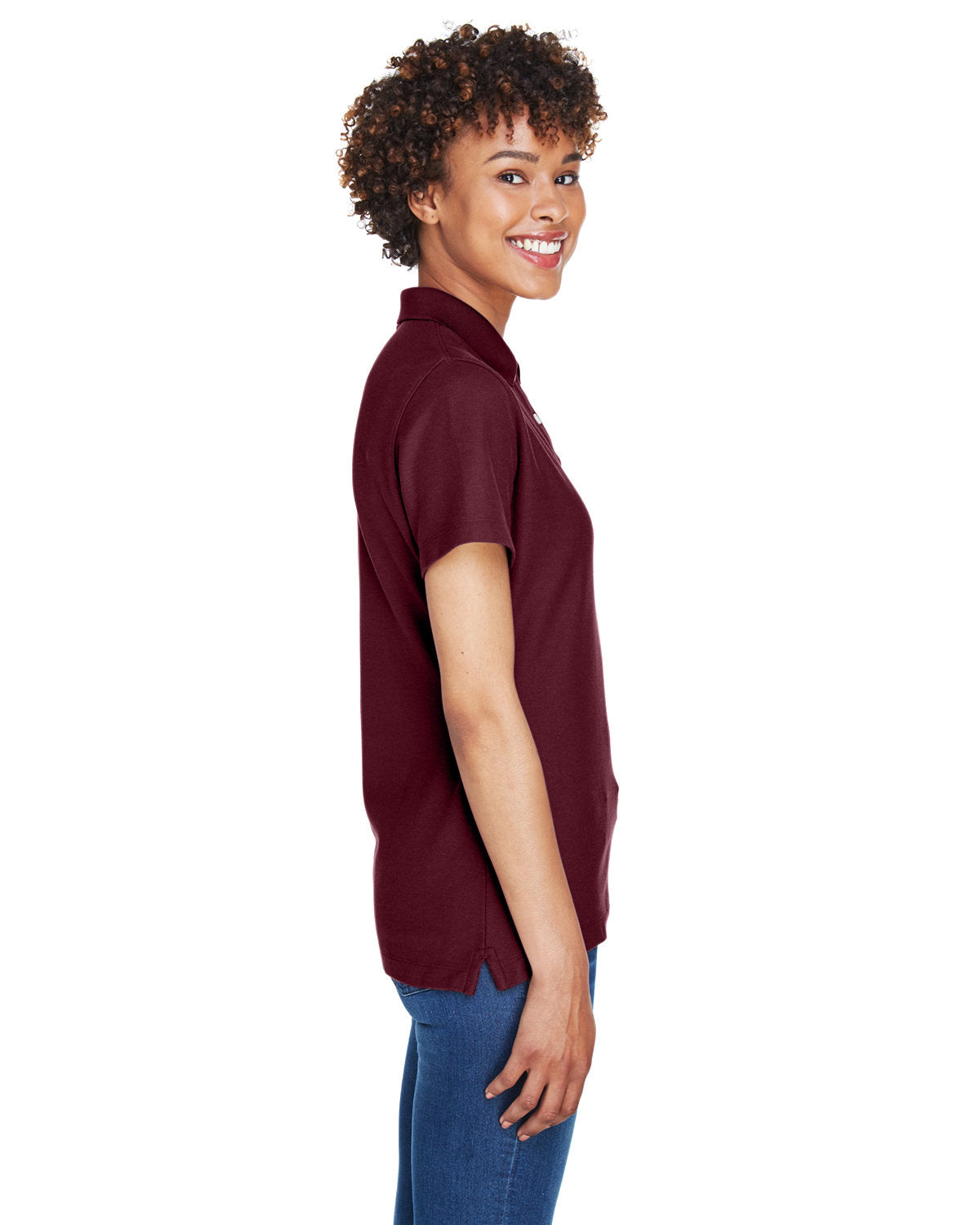 Devon & Jones Ladies' DRYTEC20™ Performance Polo DG150W BURGUNDY