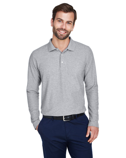 Devon & Jones Men's DRYTEC20™ Performance Long-Sleeve Polo DG170