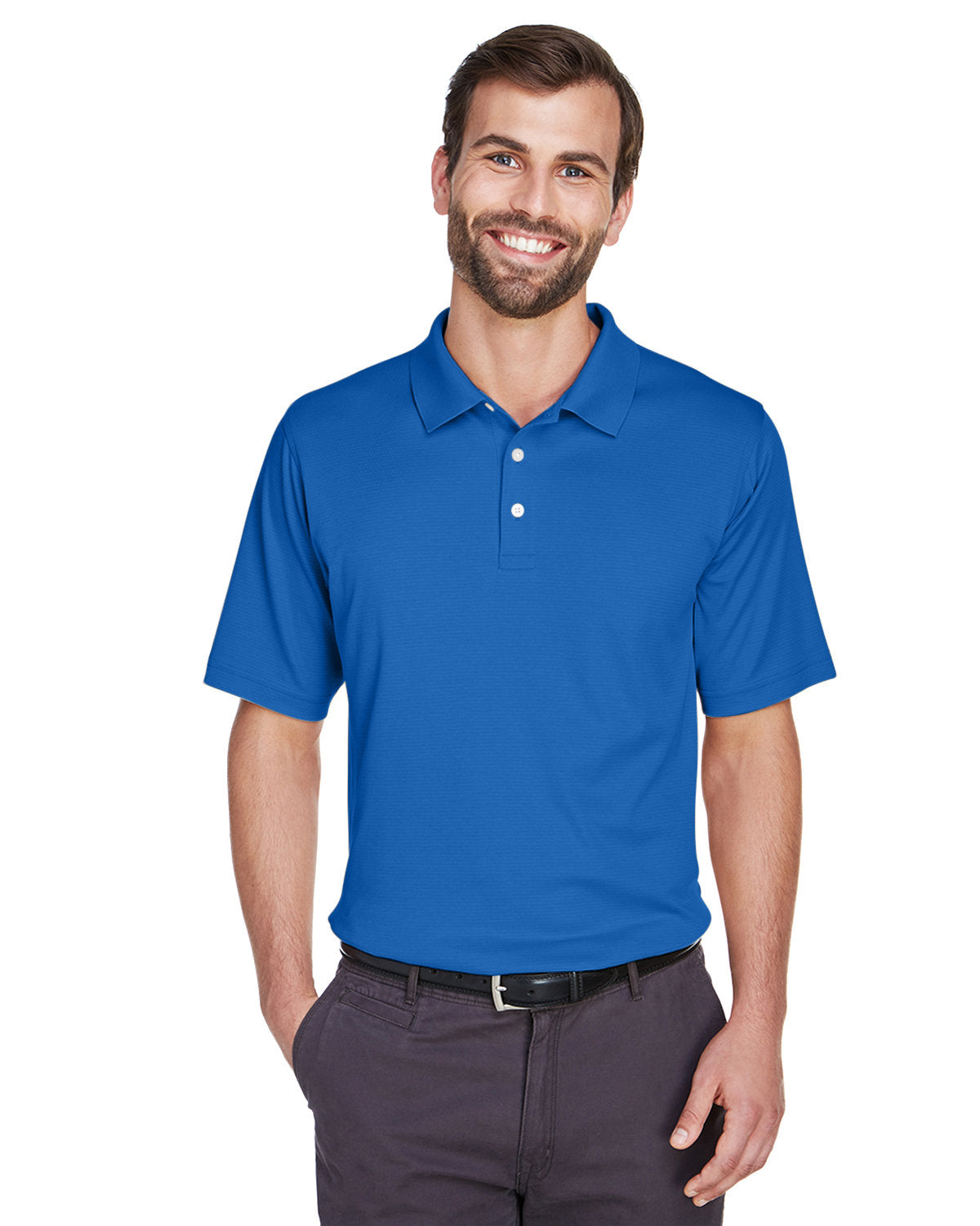 Devon & Jones Men's Pima-Tech™ Jet Piqué Polo DG200