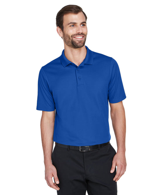 Devon & Jones CrownLux Performance® Men's Plaited Polo DG20 TRUE ROYAL