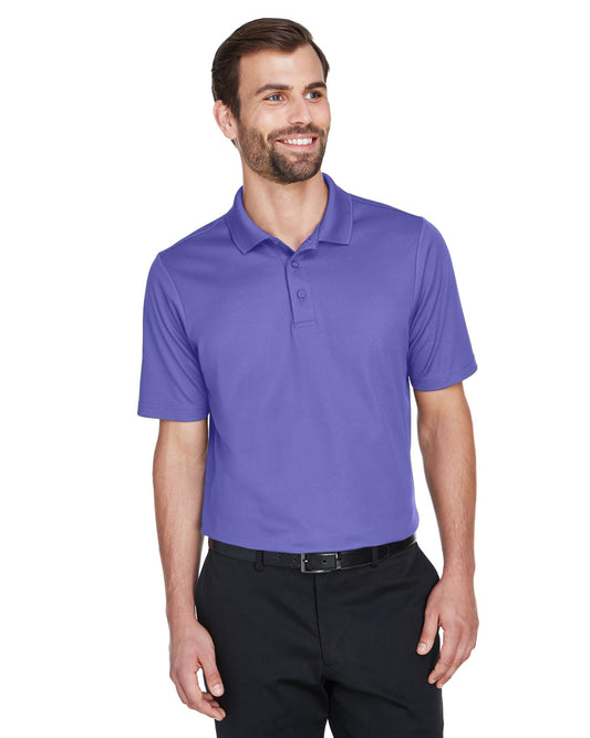 Devon & Jones CrownLux Performance® Men's Plaited Polo DG20 GRAPE