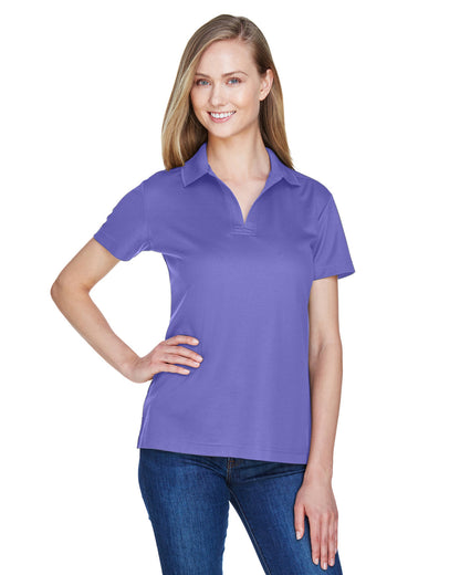 Devon & Jones CrownLux Performance® Ladies' Plaited Polo DG20W GRAPE