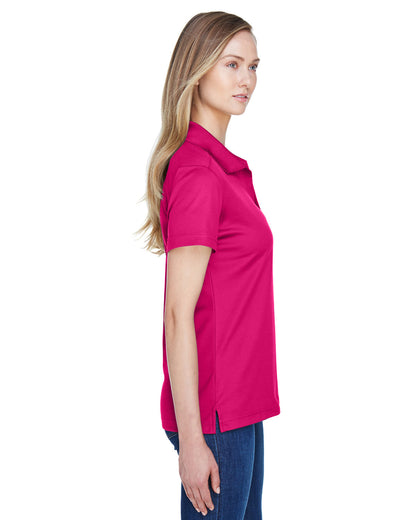 Devon & Jones CrownLux Performance® Ladies' Plaited Polo DG20W CROWN RASPBERRY