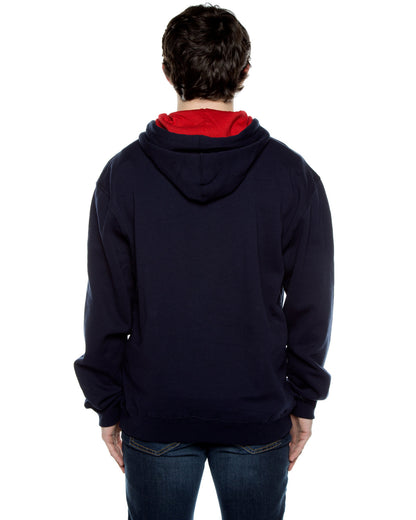 Beimar Unisex Contrast Hooded Sweatshirt F1023