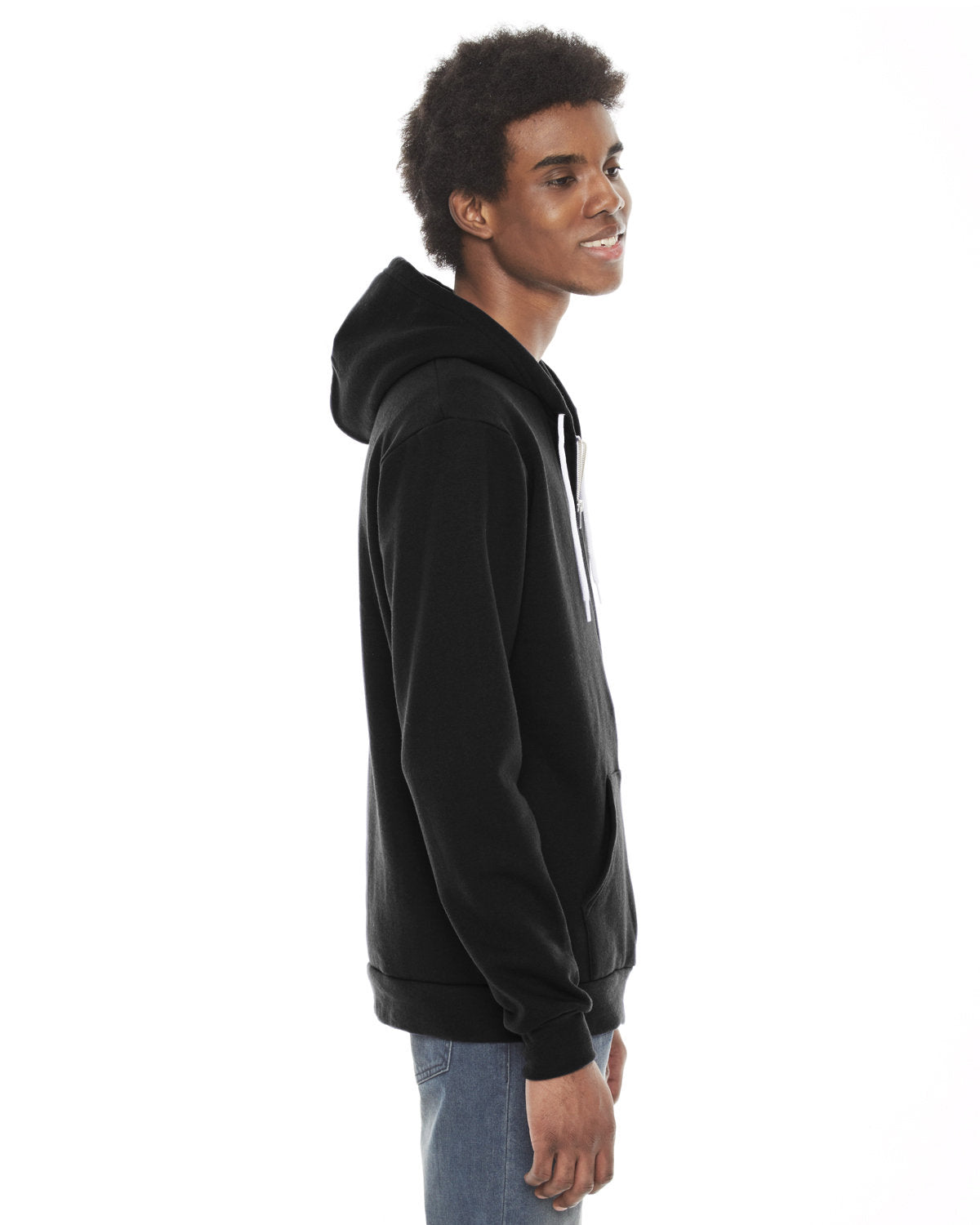 American Apparel Unisex Flex Zip Hooded Fleece F497