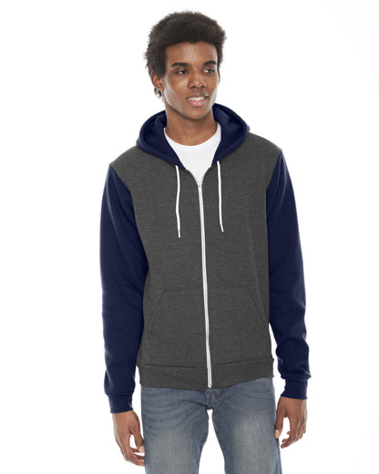 American Apparel Unisex Flex Fleece Zip Hoodie F497W