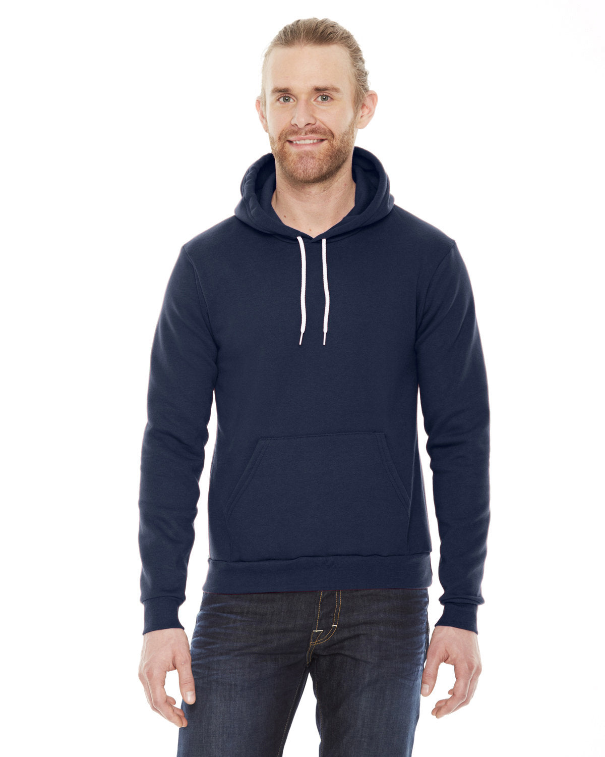 American Apparel Unisex Flex Fleece Drop Shoulder Pullover Hoodie F498W