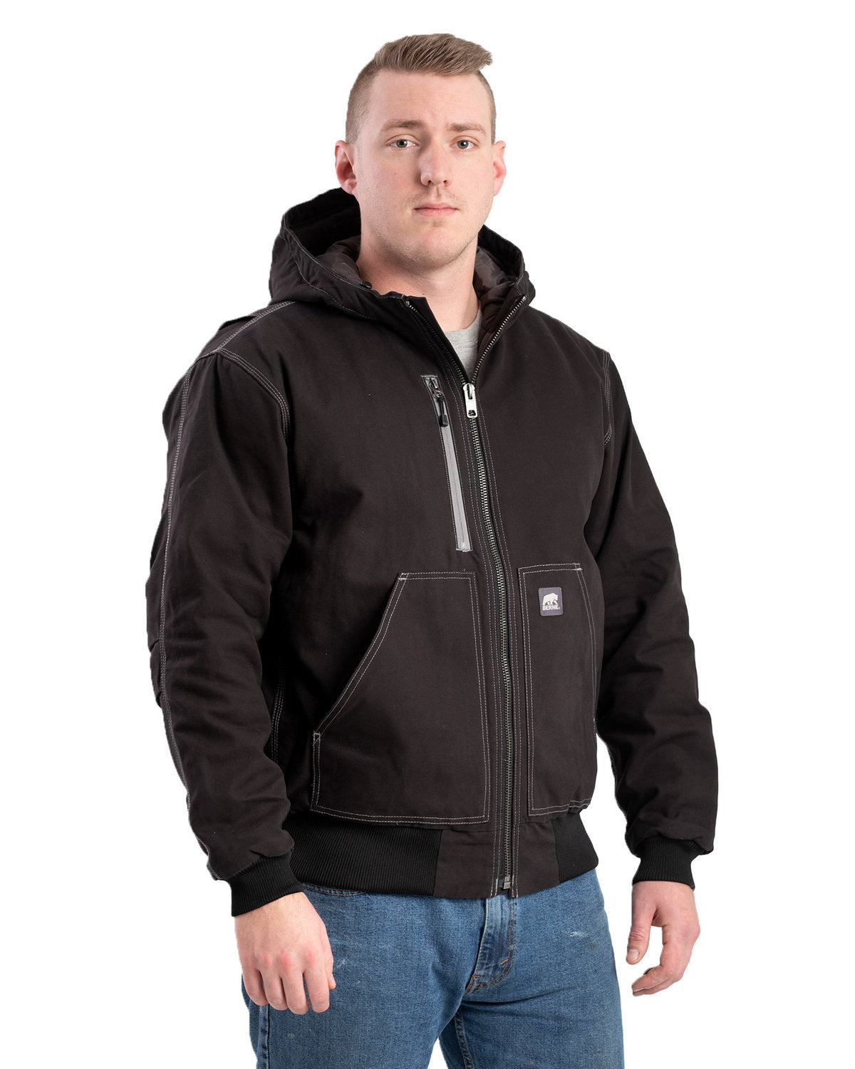 Berne Men's Modern Hooded Jacket HJ61