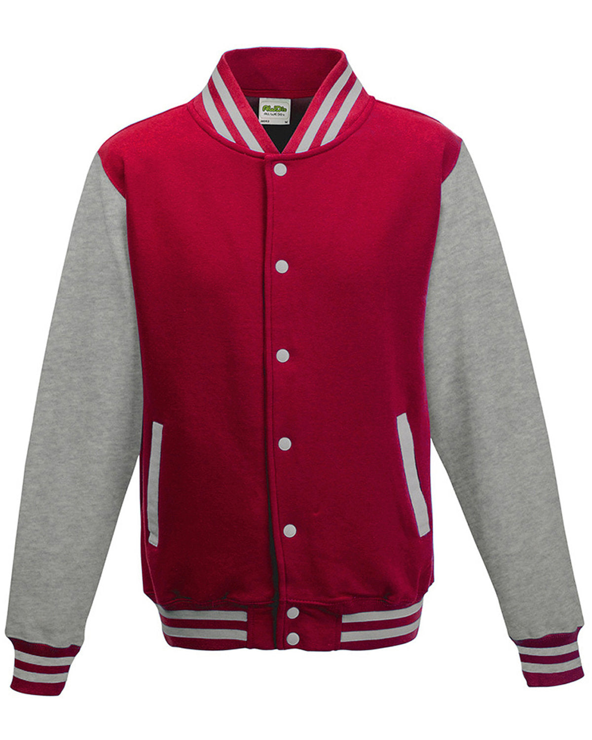 Just Hoods By AWDis Men's Heavyweight Letterman Jacket JHA043