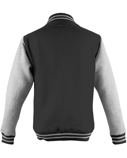 Just Hoods By AWDis Men's Heavyweight Letterman Jacket JHA043