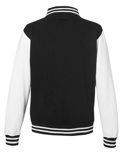 Just Hoods By AWDis Men's Heavyweight Letterman Jacket JHA043