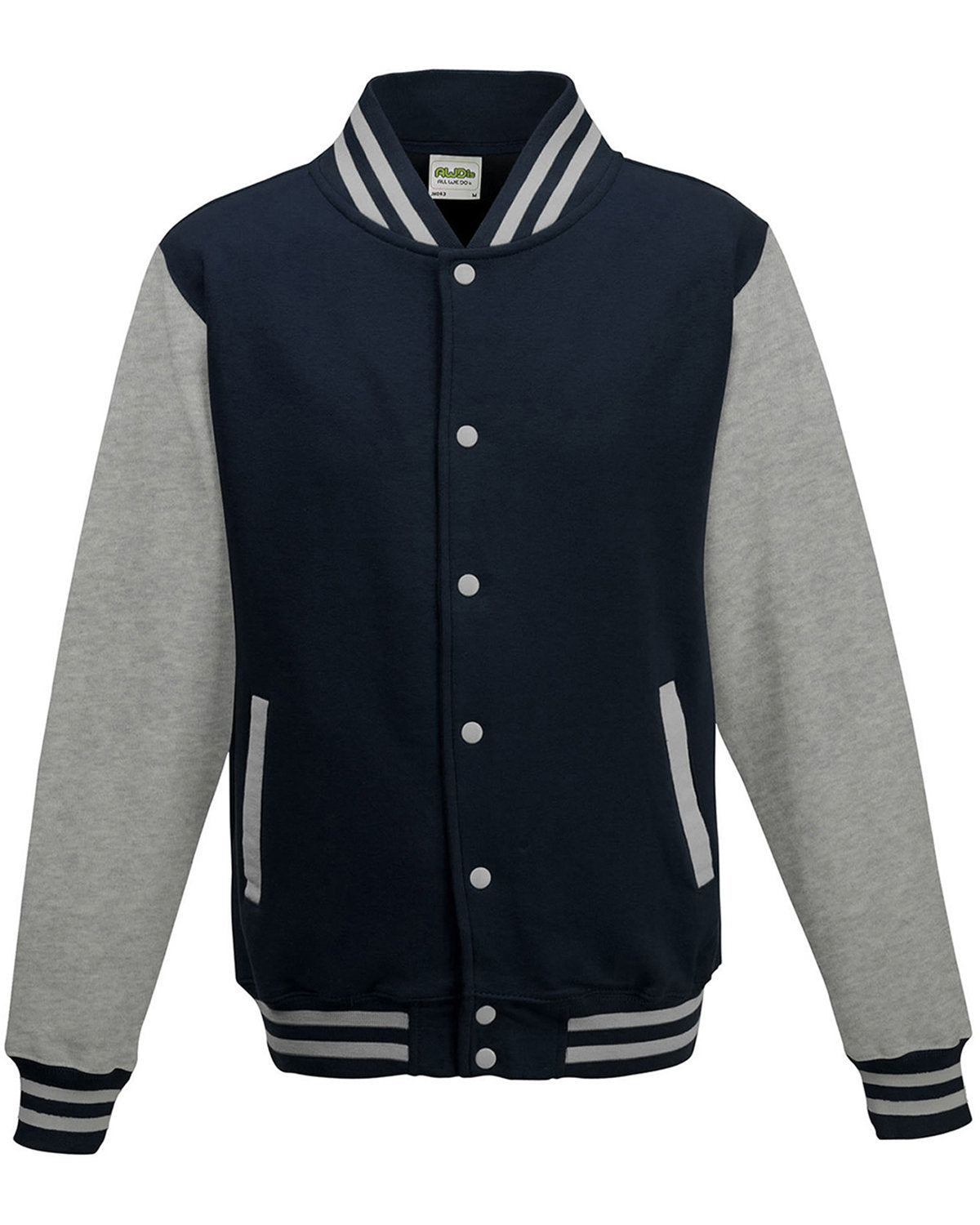 Just Hoods By AWDis Men's Heavyweight Letterman Jacket JHA043