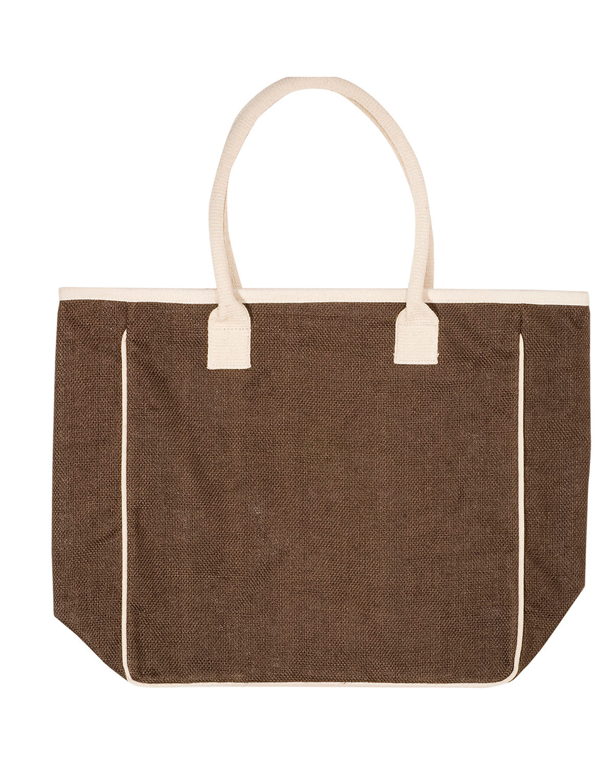 Prime Line Seville Jute & Canvas Tote Bag LT-3002