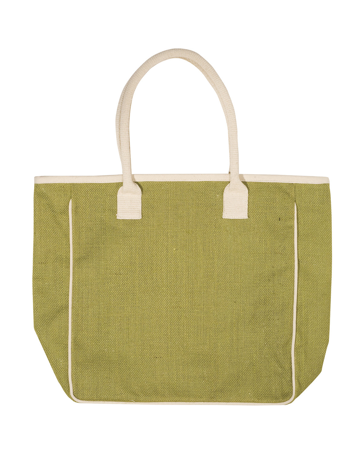 Prime Line Seville Jute & Canvas Tote Bag LT-3002