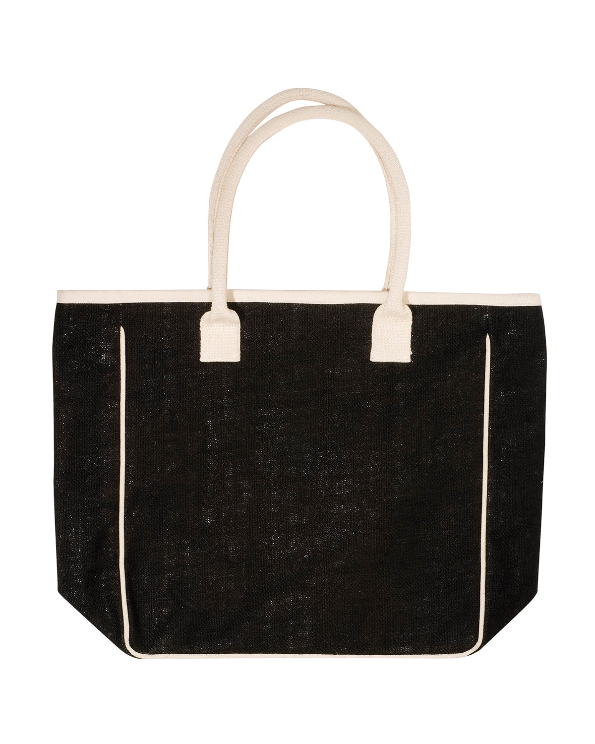 Prime Line Seville Jute & Canvas Tote Bag LT-3002