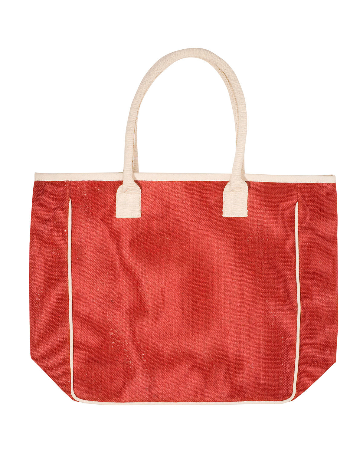 Prime Line Seville Jute & Canvas Tote Bag LT-3002