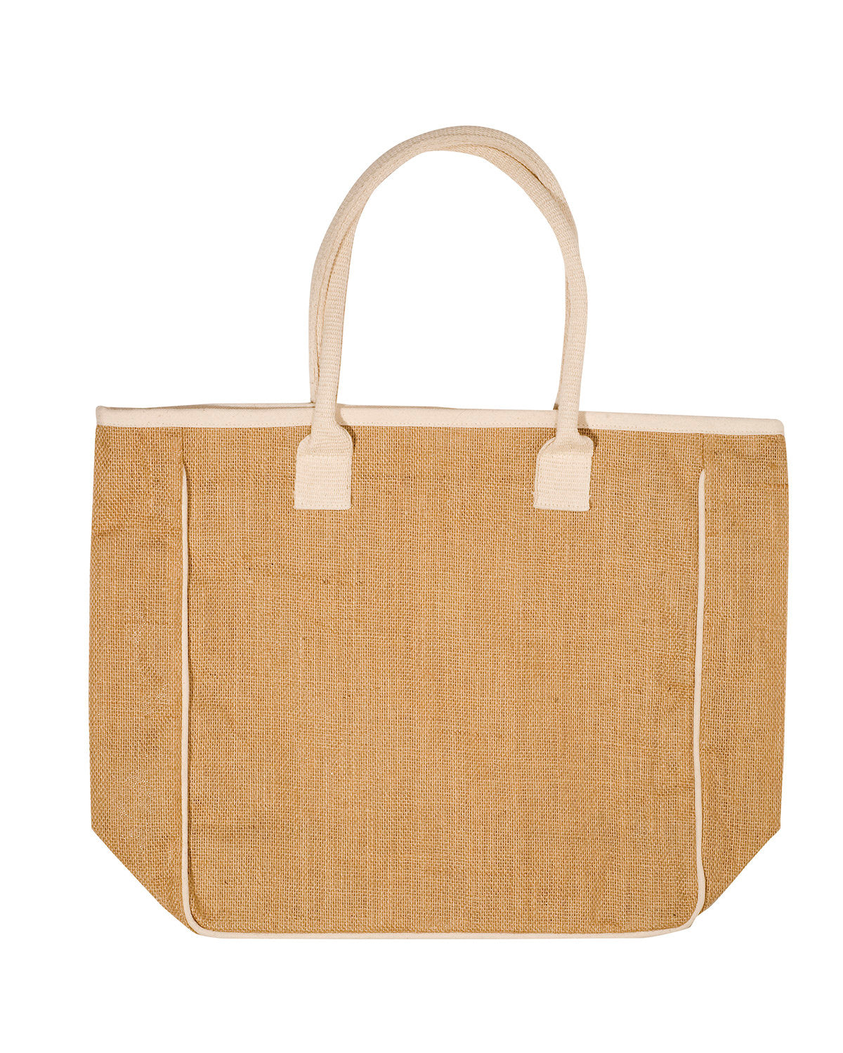 Prime Line Seville Jute & Canvas Tote Bag LT-3002