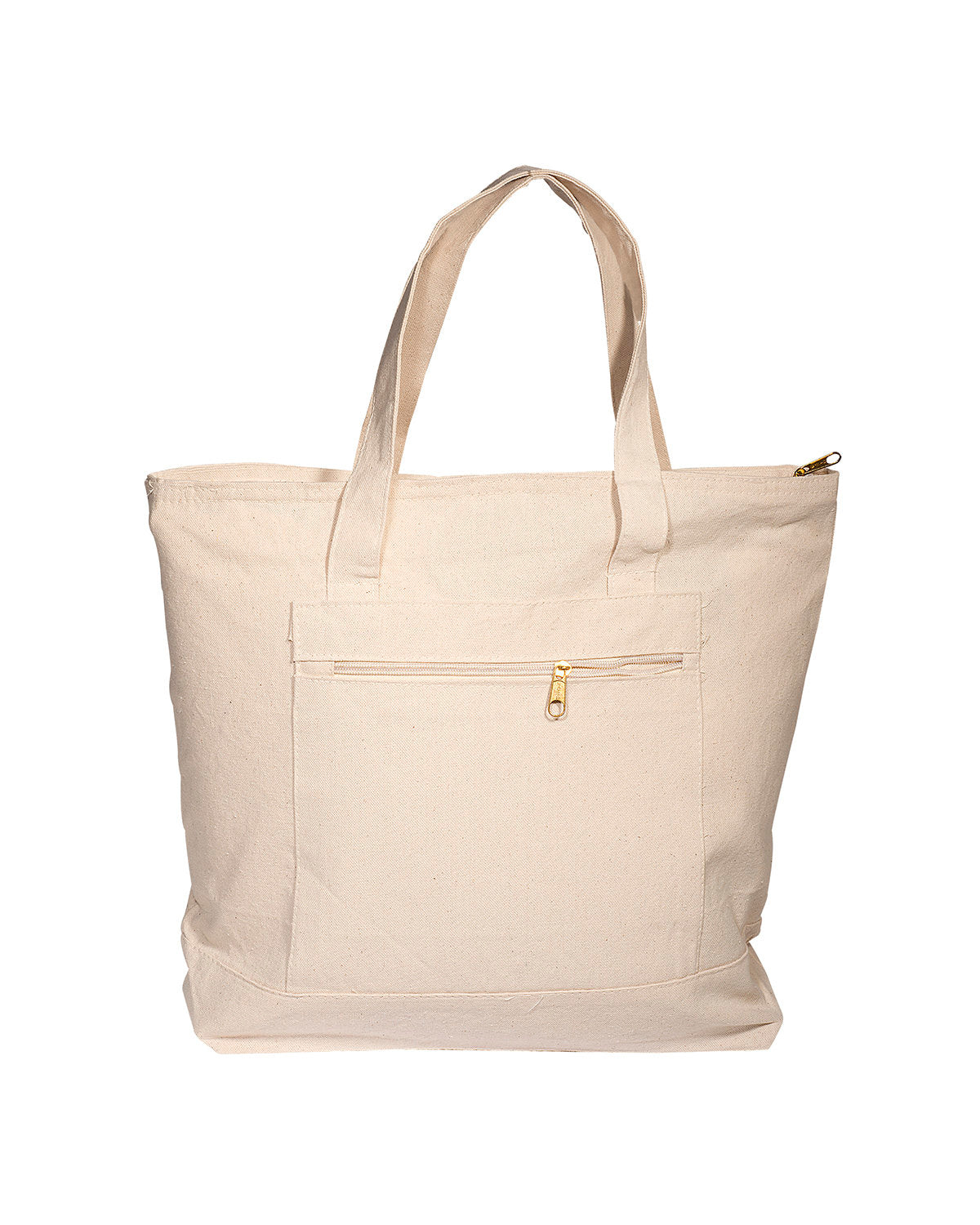 Prime Line Zippered Cotton Boat Tote Bag LT-3083