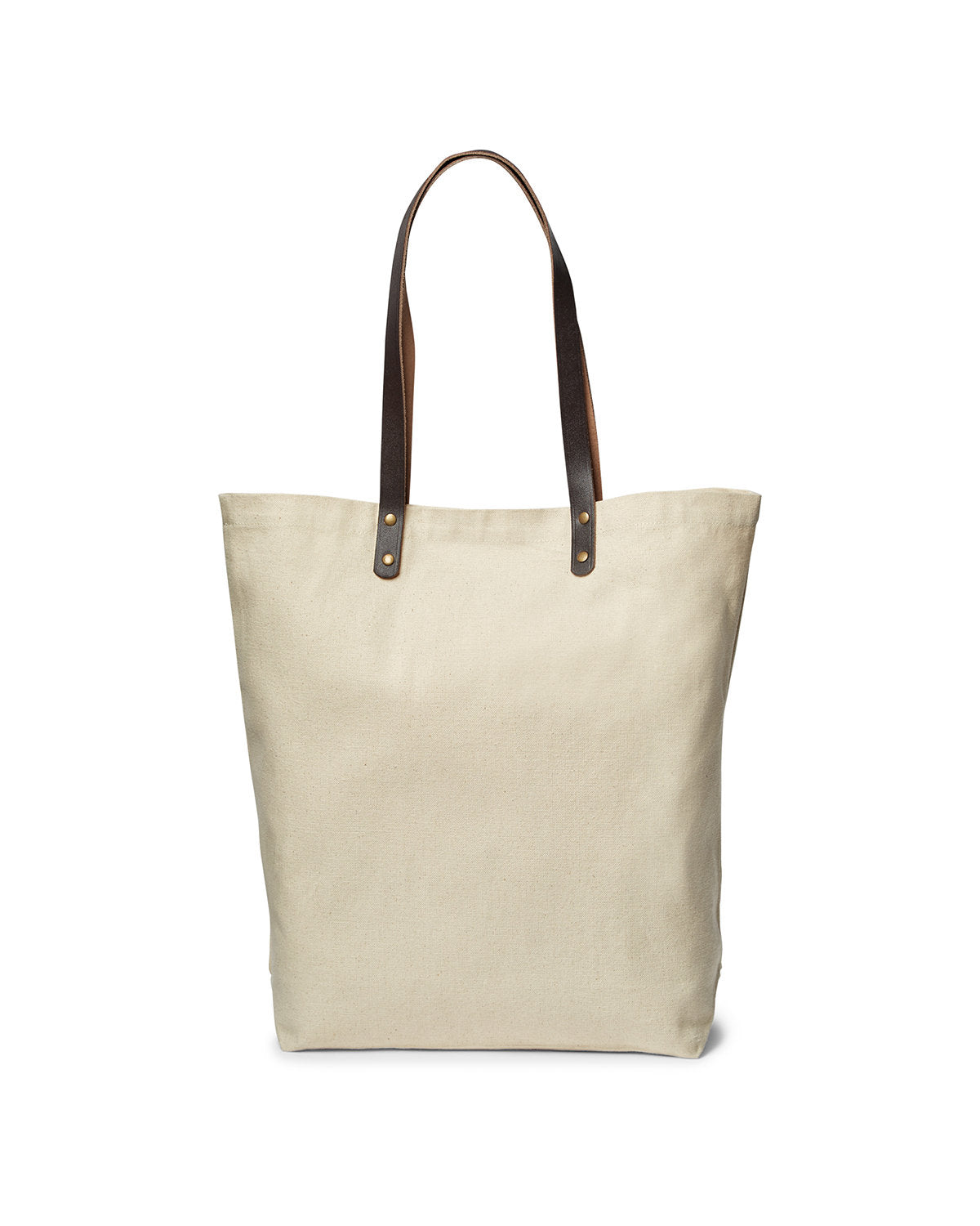 Prime Line Urban Cotton Tote Bag with Leather Handles LT-3996