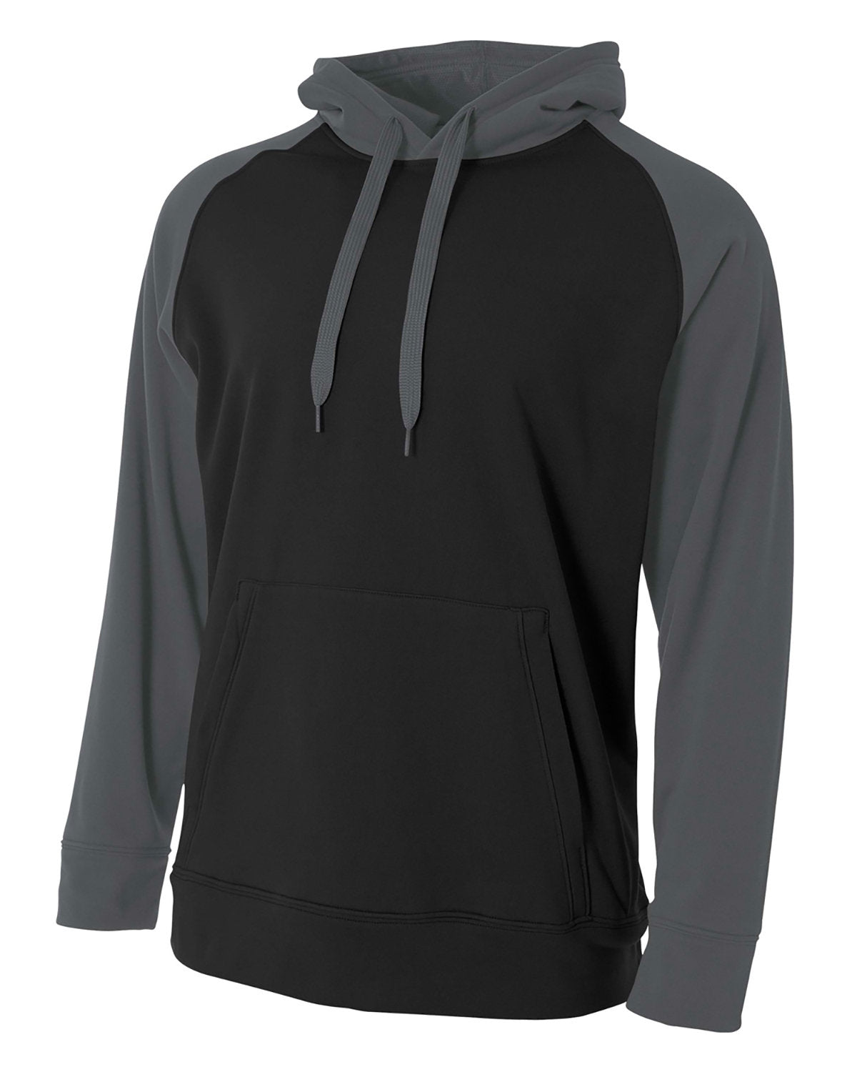 A4 Men's Color Block Tech Fleece Hoodie N4234