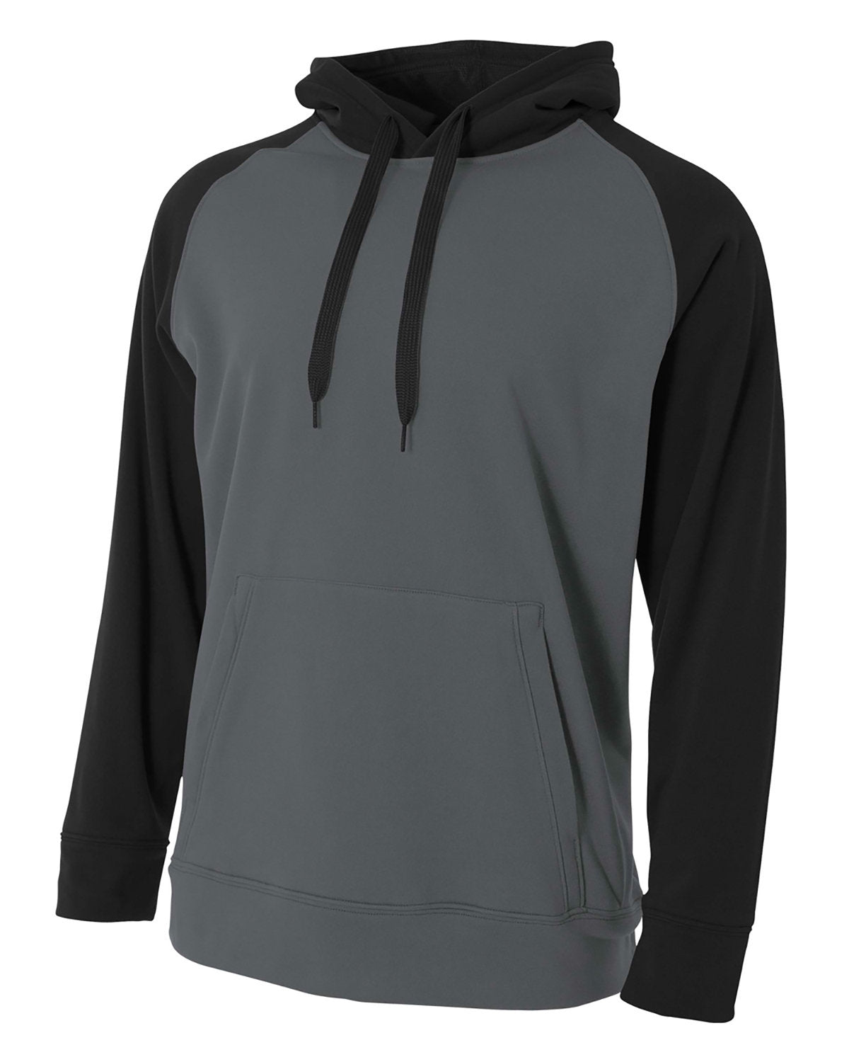 A4 Men's Color Block Tech Fleece Hoodie N4234