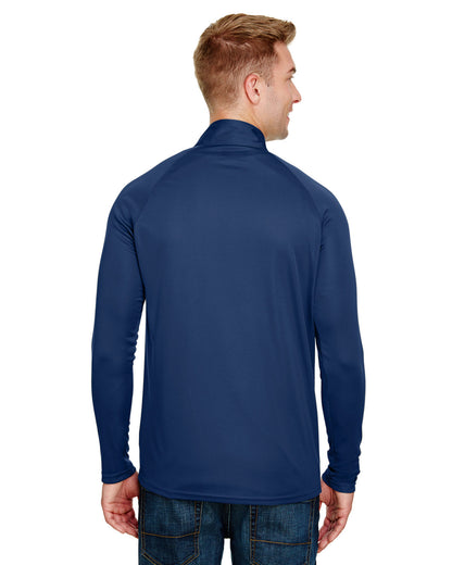 A4 Adult Daily Polyester Quarter-Zip N4268