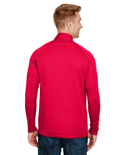 A4 Adult Daily Polyester Quarter-Zip N4268