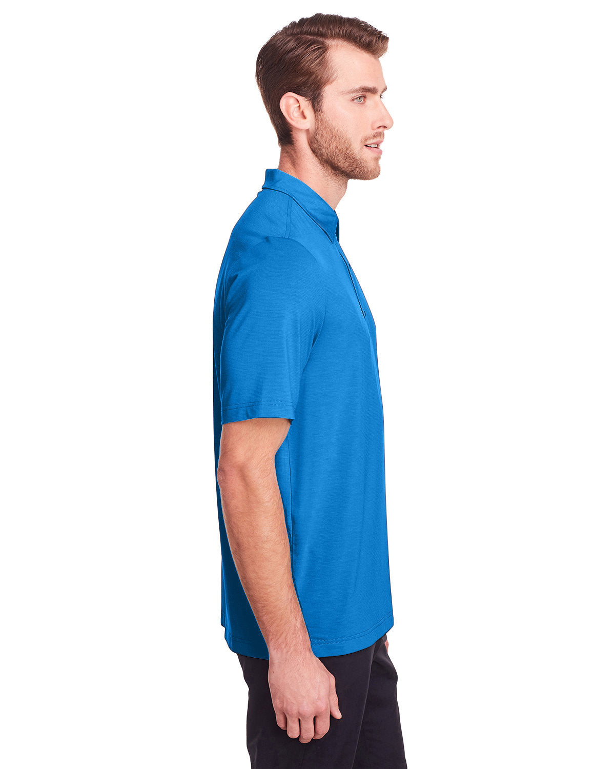 North End Men's JAQ Snap-Up Stretch Performance Polo NE100