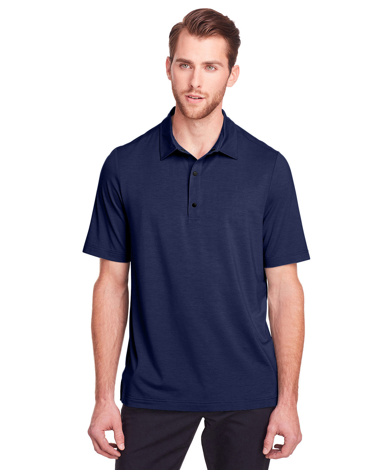 North End Men's JAQ Snap-Up Stretch Performance Polo NE100