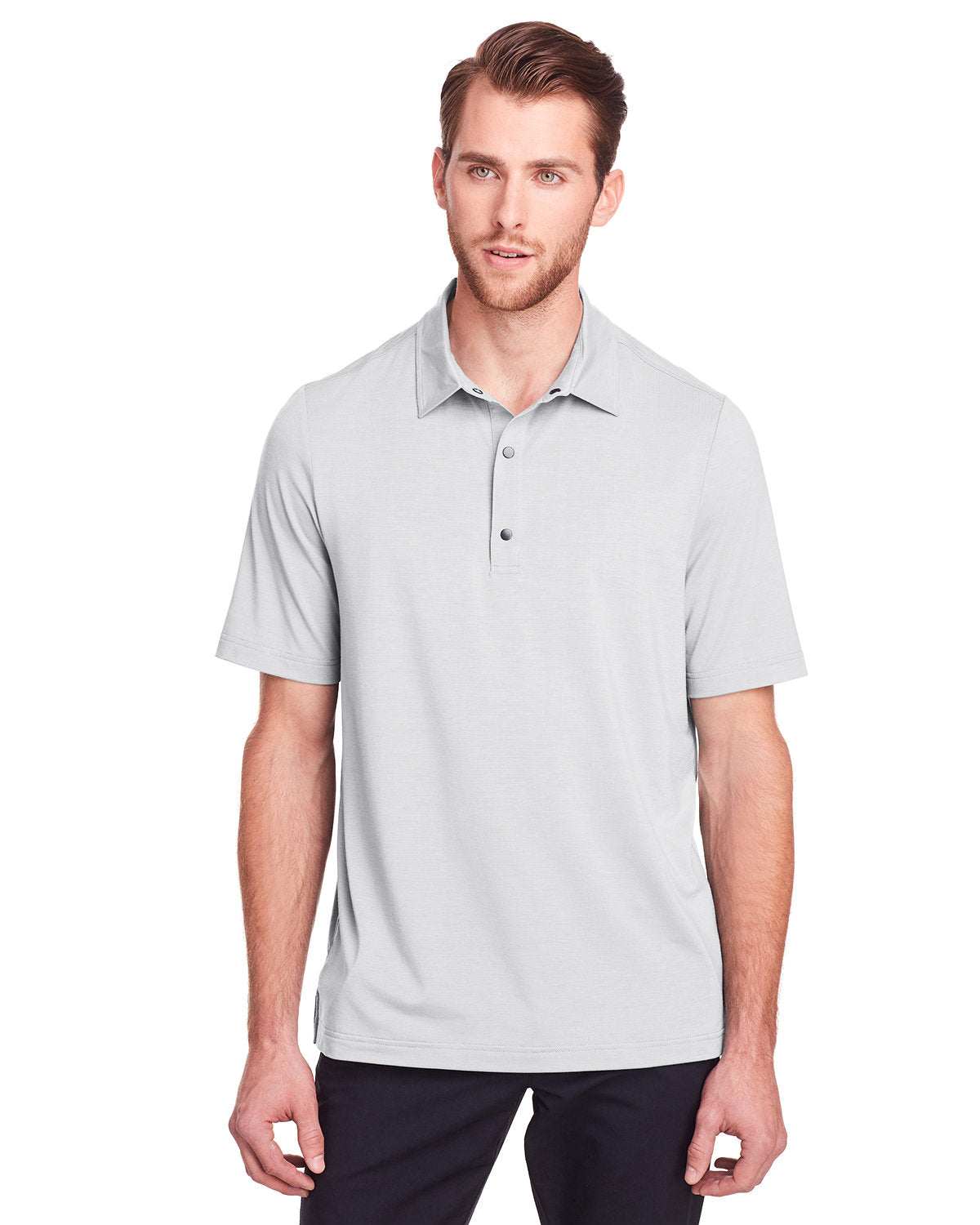 North End Men's JAQ Snap-Up Stretch Performance Polo NE100