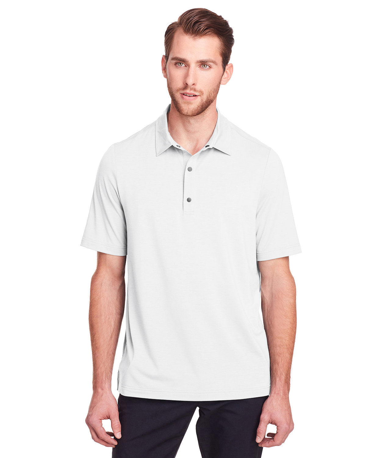 North End Men's JAQ Snap-Up Stretch Performance Polo NE100