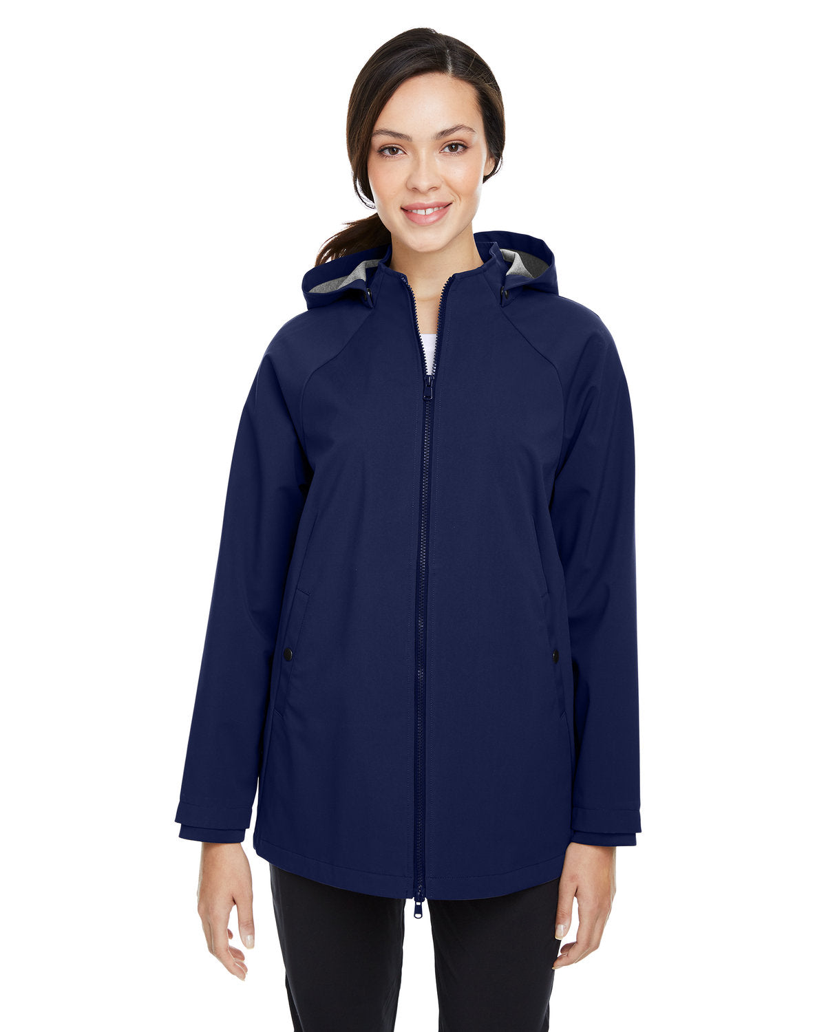 North End Ladies' City Hybrid Soft Shell Hooded Jacket NE718W