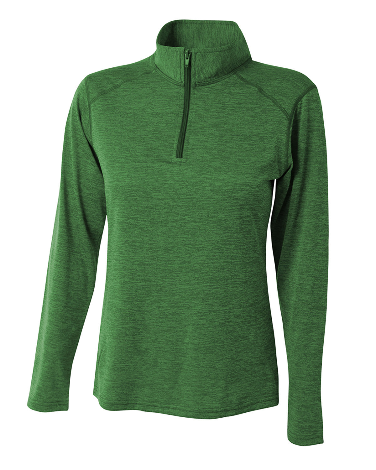 A4 Ladies' Tonal Space-Dye Quarter-Zip NW4010