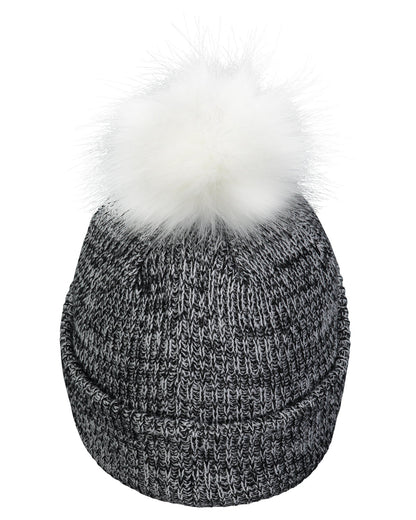 Pacific Headwear Faux Fur Pom Beanie P604K