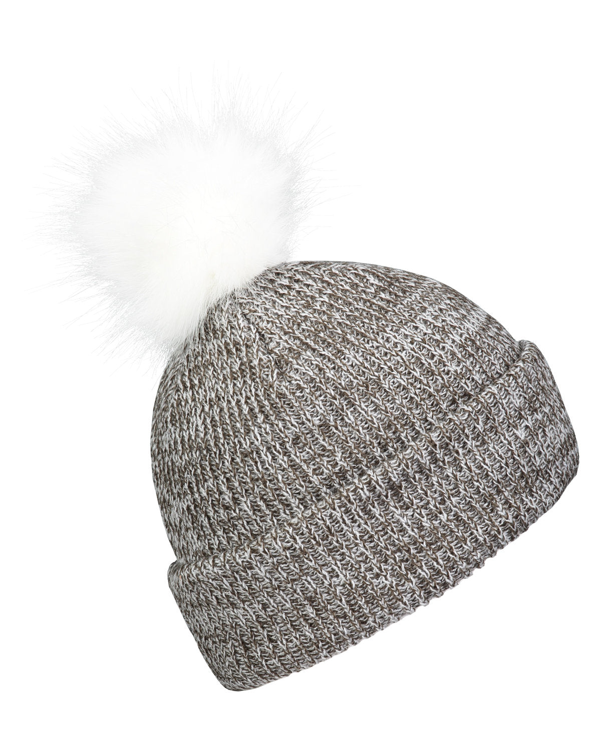 Pacific Headwear Faux Fur Pom Beanie P604K