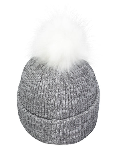 Pacific Headwear Faux Fur Pom Beanie P604K