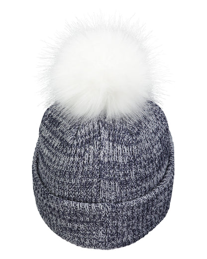 Pacific Headwear Faux Fur Pom Beanie P604K