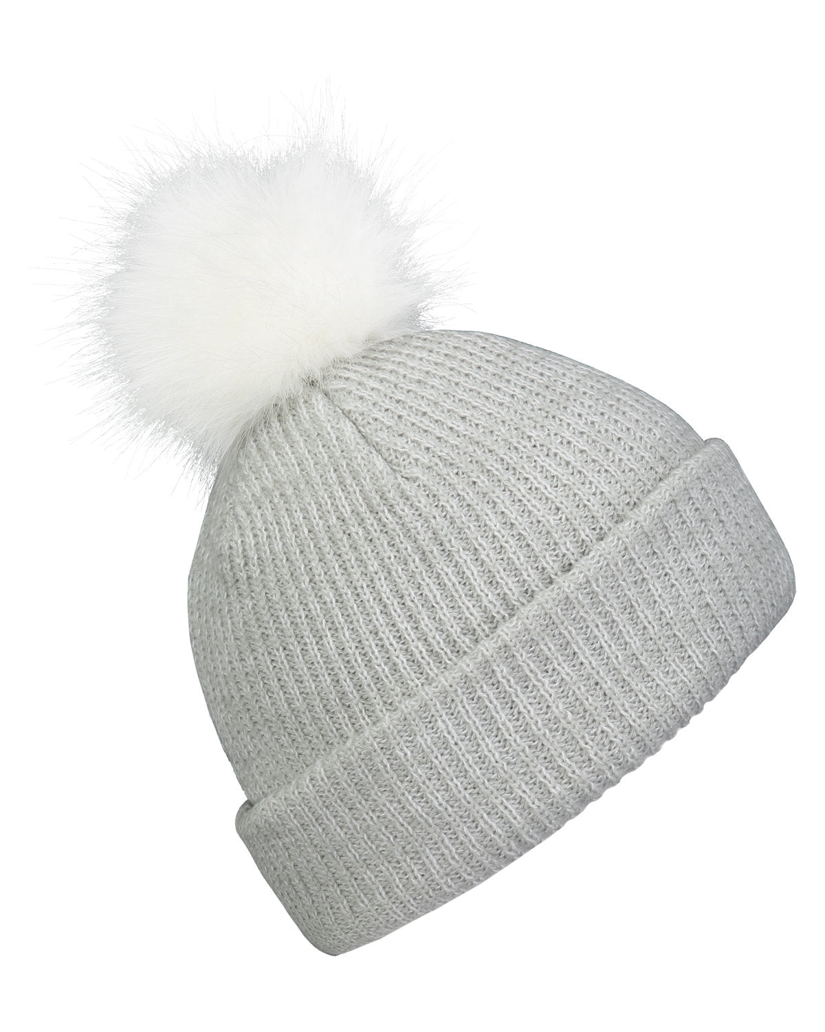 Pacific Headwear Faux Fur Pom Beanie P604K