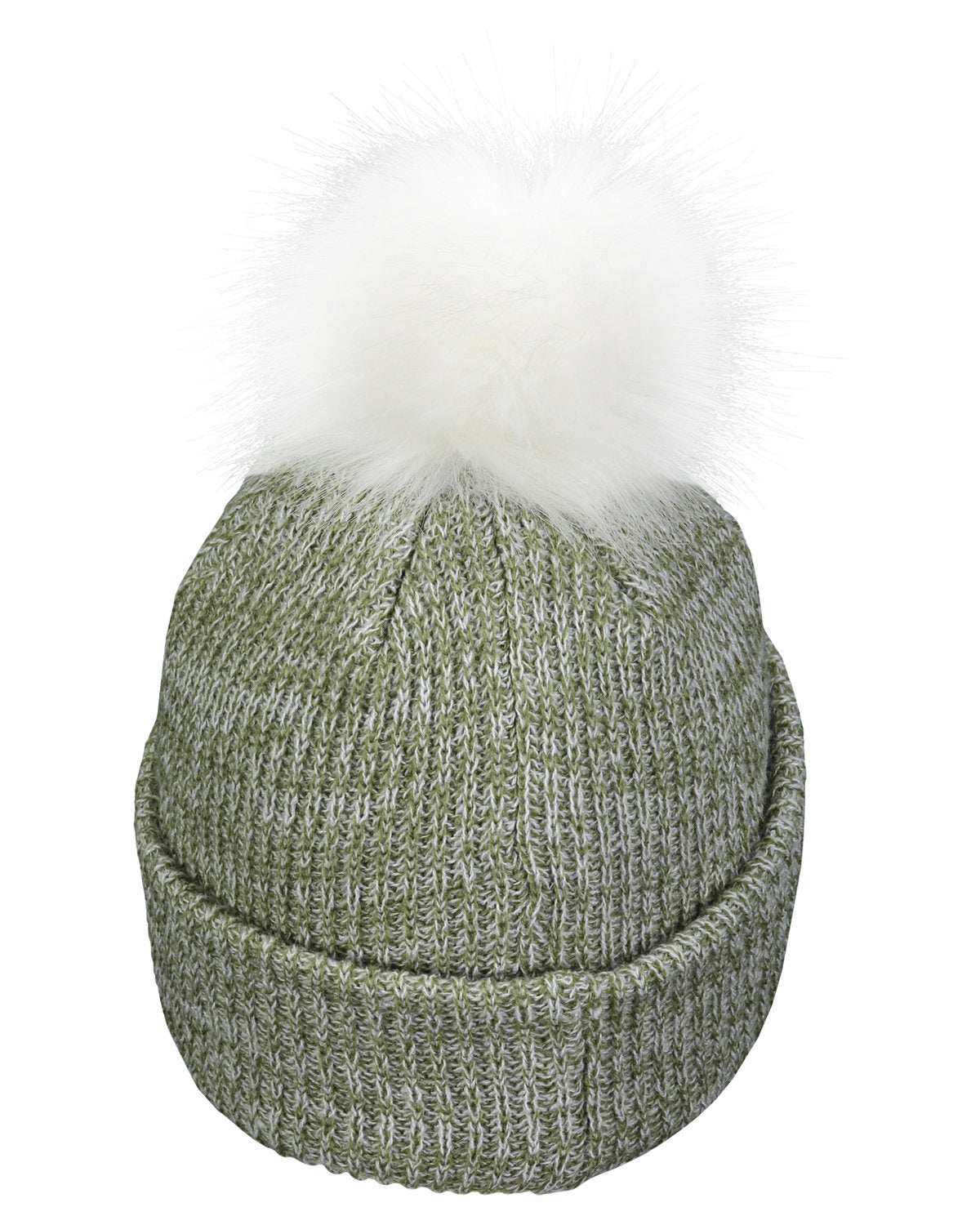 Pacific Headwear Faux Fur Pom Beanie P604K