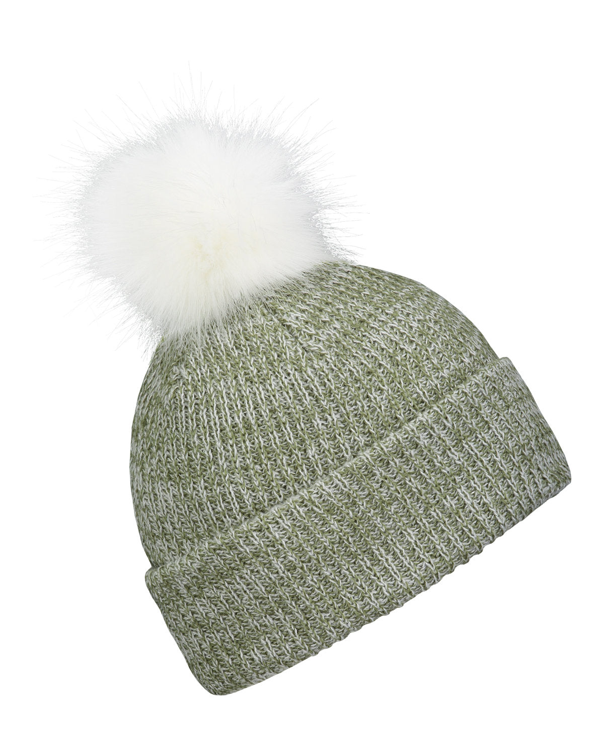 Pacific Headwear Faux Fur Pom Beanie P604K